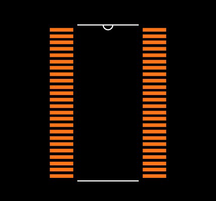 SN74CB3T16210DGVR Footprint