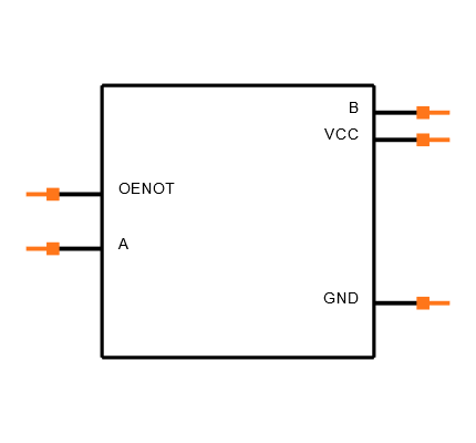 SN74CB3T1G125DBVR Symbol