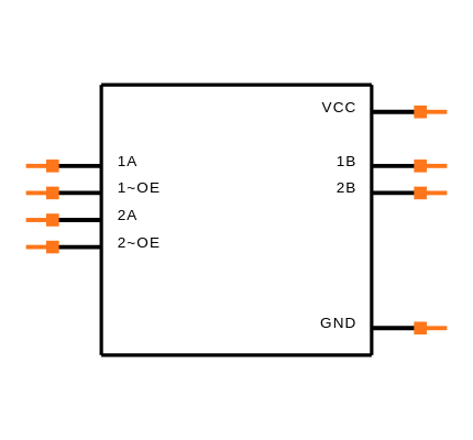 SN74CBT3306CPWR Symbol