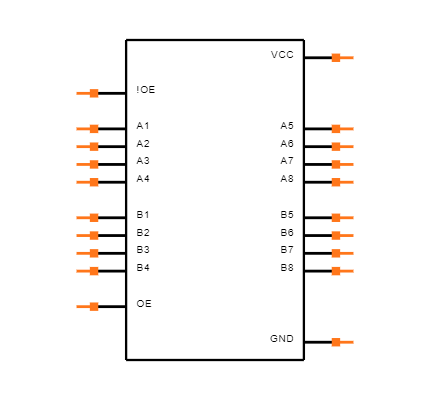 SN74CBT3345PWR Symbol