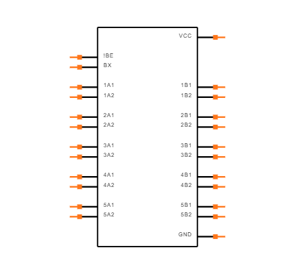 SN74CBT3383PW Symbol