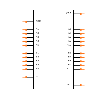 SN74CBT3861DW Symbol