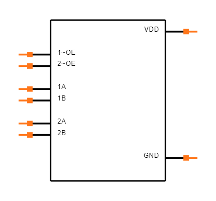 SN74CBTD3306CDR Symbol