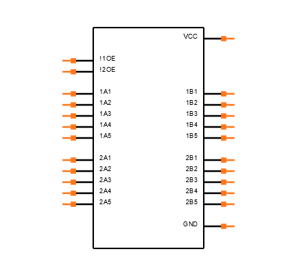 SN74CBTD3384CDWR Symbol
