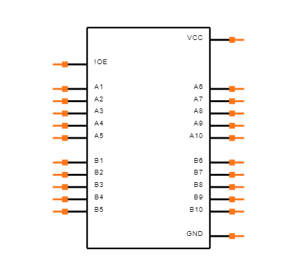 SN74CBTD3861PWE4 Symbol