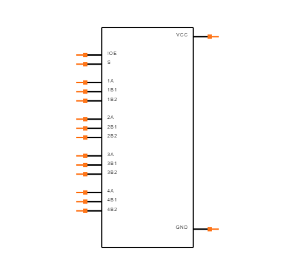 SN74CBTLV3257PW Symbol