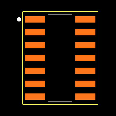 SN74F00DR Footprint