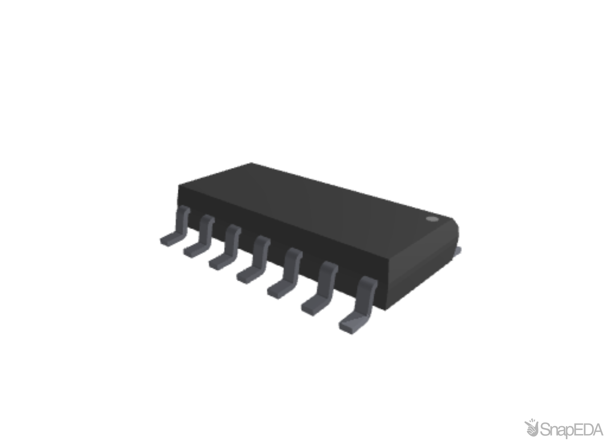 SN74F125D 3D Model