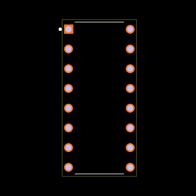 SN74F138N Footprint