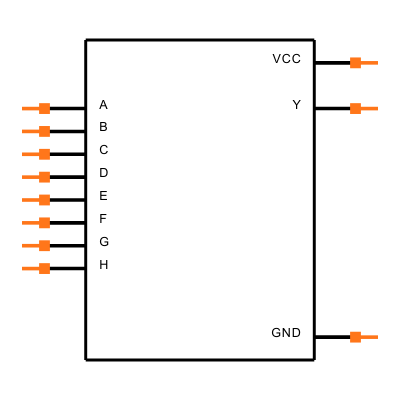 SN74F30N Symbol