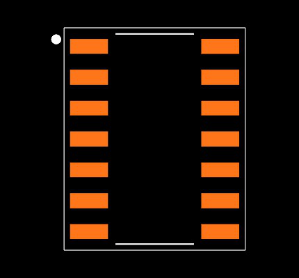 SN74F74DRG4 Footprint