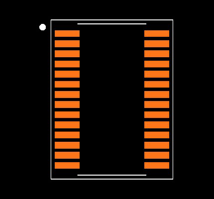 SN74GTL2107PWR Footprint