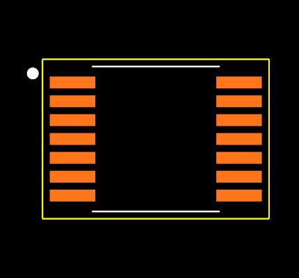 SN74HC04PW Footprint