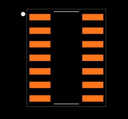 SN74HC10QDREP Footprint