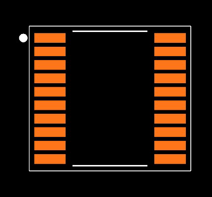 SN74HC240PWR Footprint