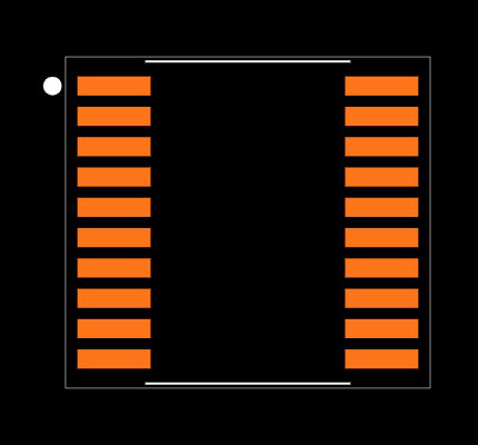 SN74HC240PWT Footprint