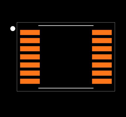 SN74HC32PW Footprint