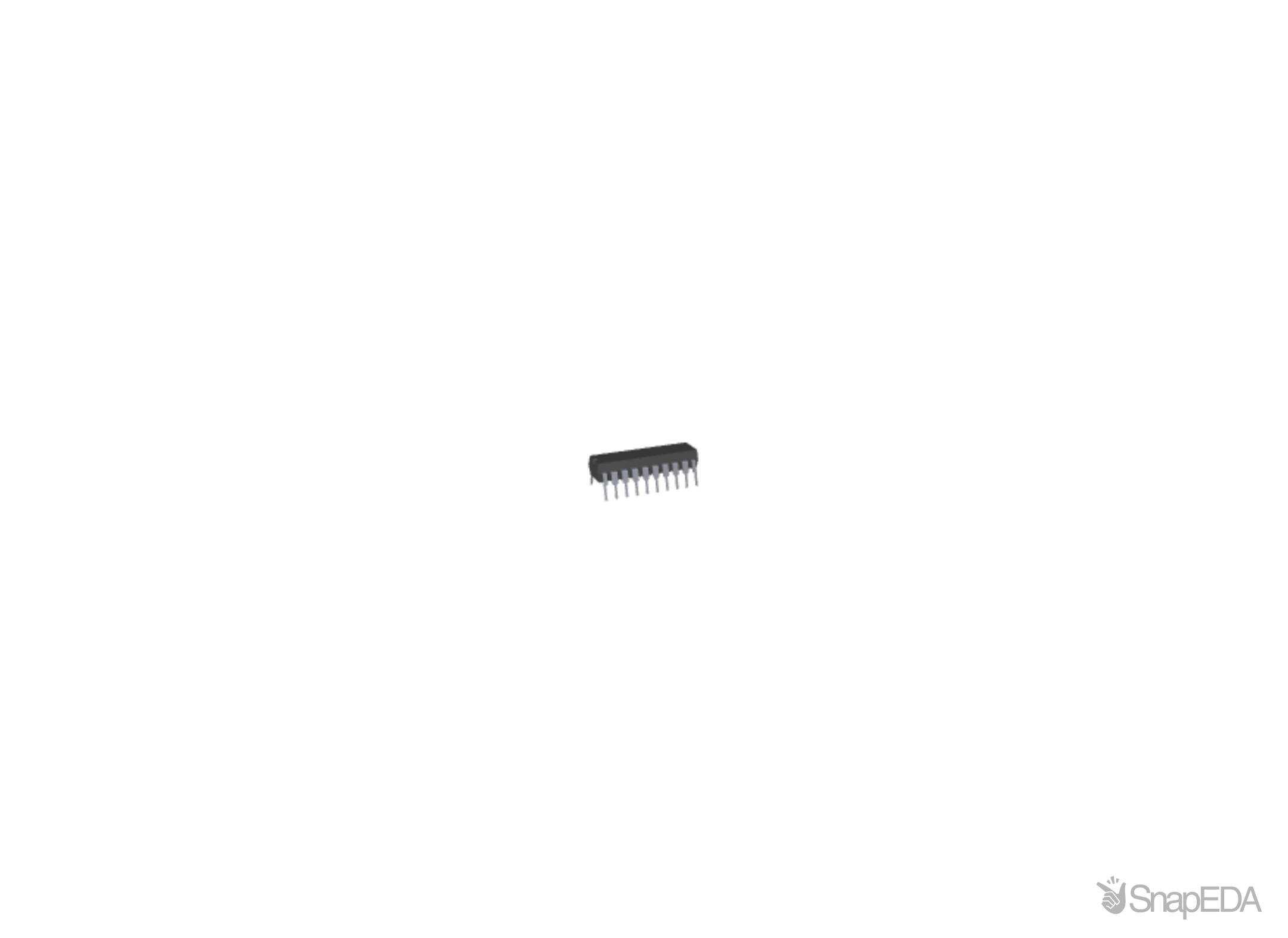 SN74HC377NE4 3D Model