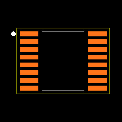 SN74HC4040PWR Footprint