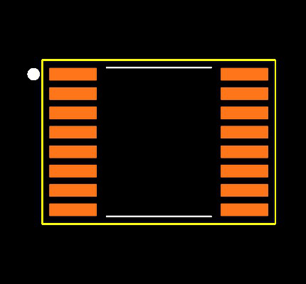 SN74HC4851PWR Footprint