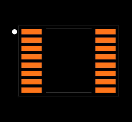 SN74HC595MPWREP Footprint