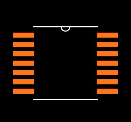 SN74HC86PWR Footprint