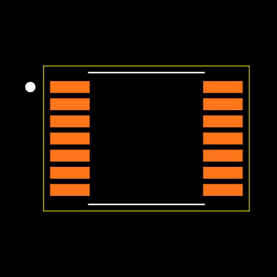 SN74HCS11QPWRQ1 Footprint