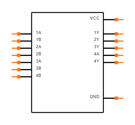 SN74HCS32QDRQ1 Symbol