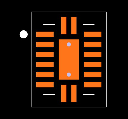 SN74HCS595BQBR Footprint