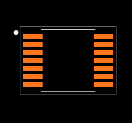 SN74HCT00APWR Footprint