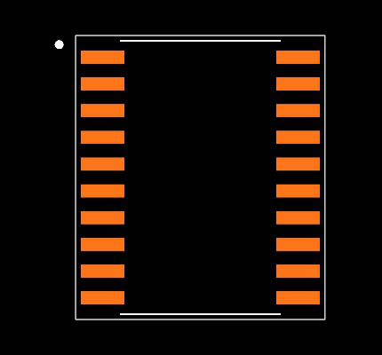 SN74HCT245DWRG4 Footprint