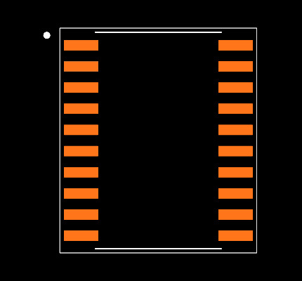 SN74HCT541DW Footprint
