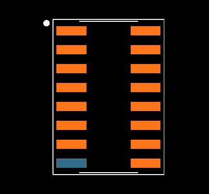 SN74LS148D Footprint