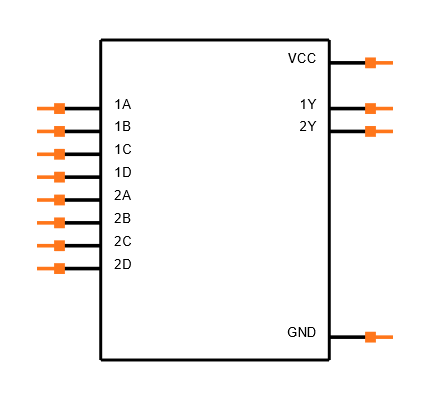 SN74LS20NE4 Symbol