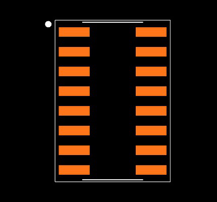 SN74LS251D Footprint