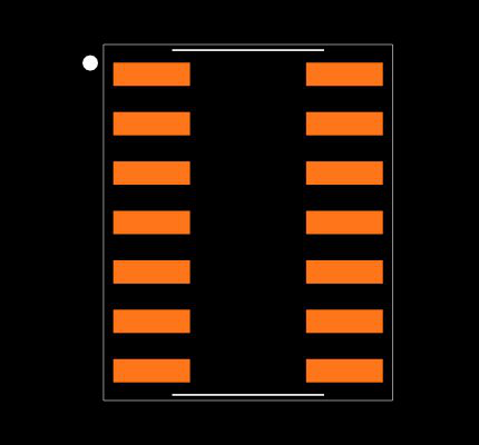 SN74LS393D Footprint