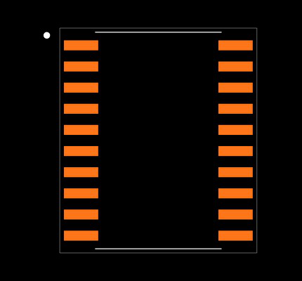 SN74LS640DW Footprint