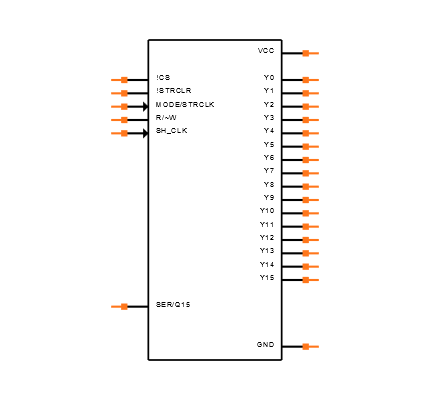SN74LS673DW Symbol