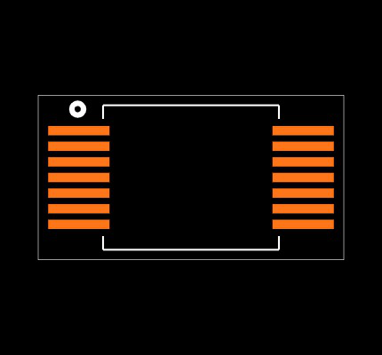 SN74LV00ADGVR Footprint