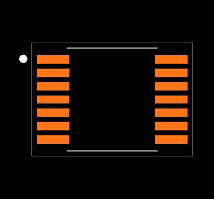 SN74LV00APW Footprint