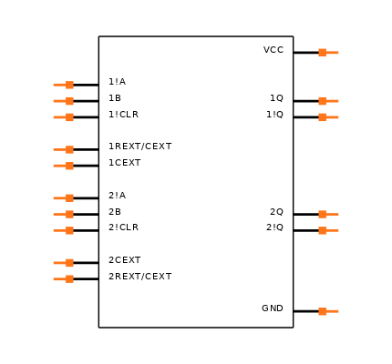 SN74LV123APWT Symbol