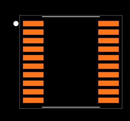 SN74LV541ATPWT Footprint