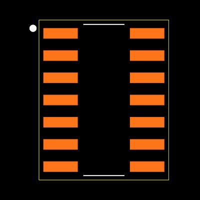 SN74LVC04ADR Footprint