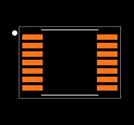 SN74LVC04APWT Footprint
