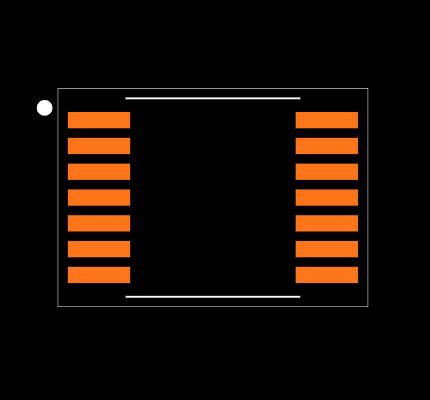 SN74LVC06APW Footprint