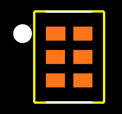 SN74LVC1G00DRYR Footprint