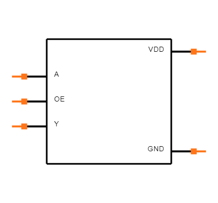 SN74LVC1G126DBVR Symbol