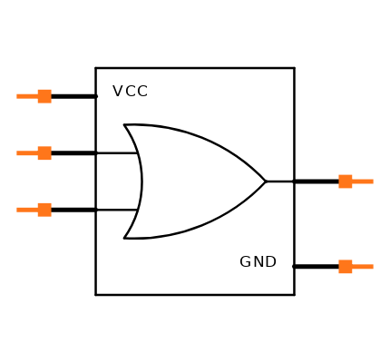 SN74LVC1G32DBVTG4 Symbol