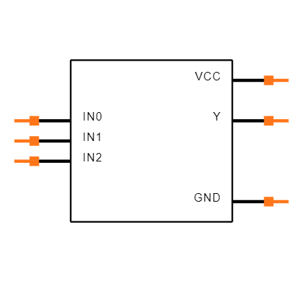 SN74LVC1G58DRLR Symbol