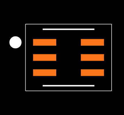 SN74LVC1T45DPKR Footprint
